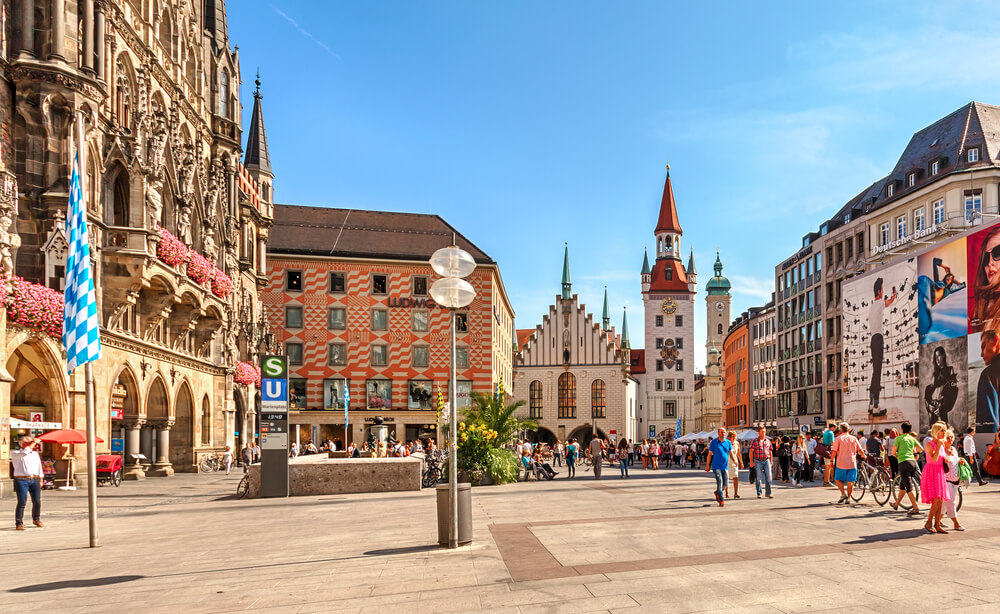 Vista de la Mariemplatz