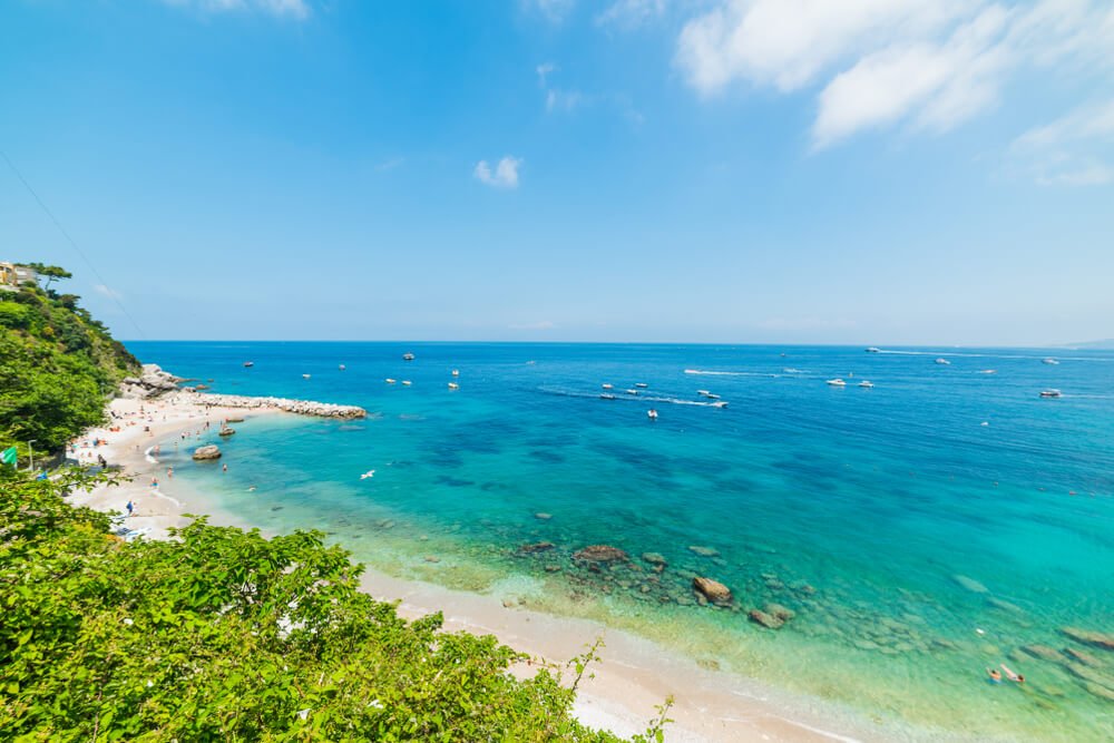 Playa en Capri