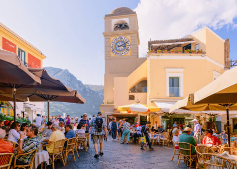 Vista de la Piazzeta de Capri