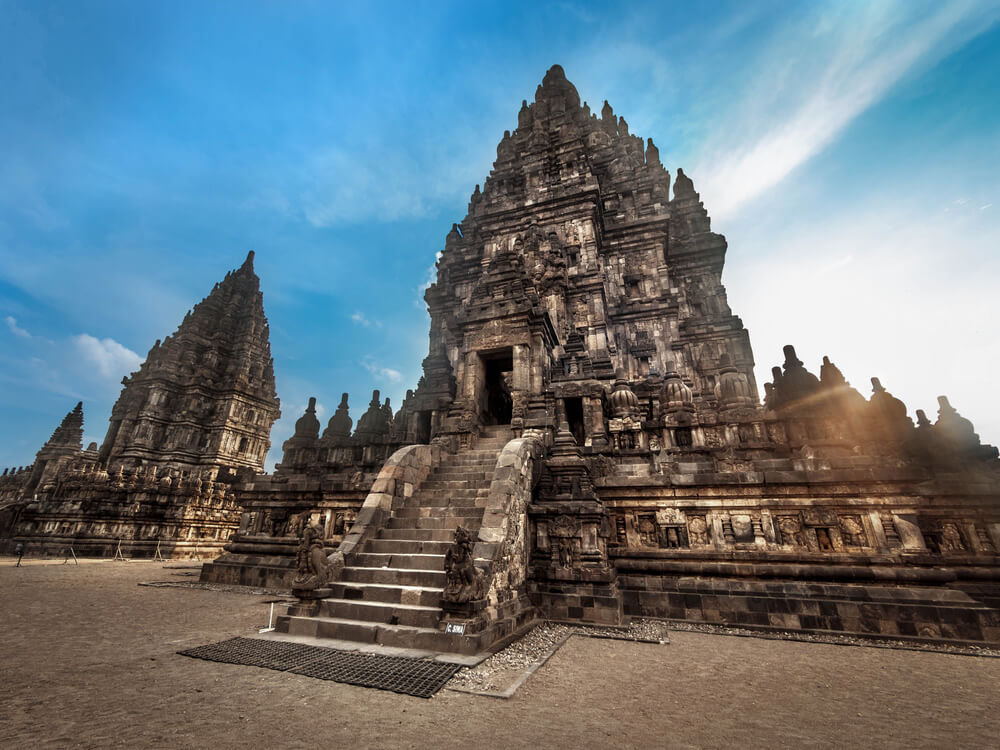 Uno de los templos de Prambanan