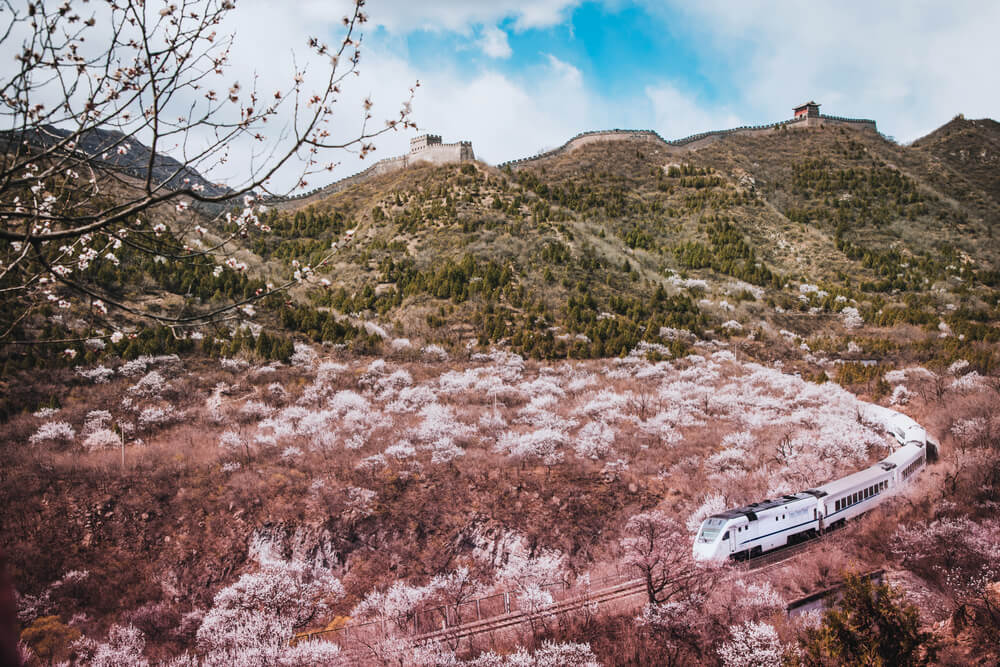 Tren de la red ferroviaria China