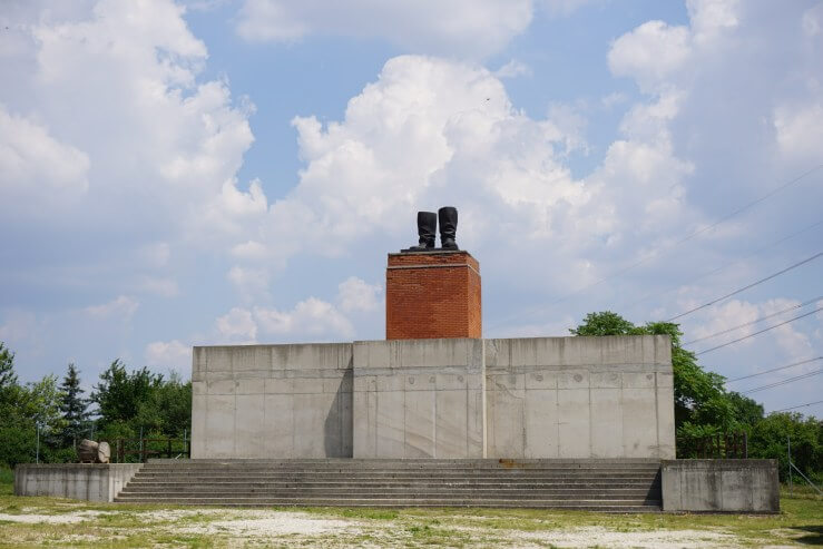Las botas de Stalin representan la historia del comunismo en Hungría.