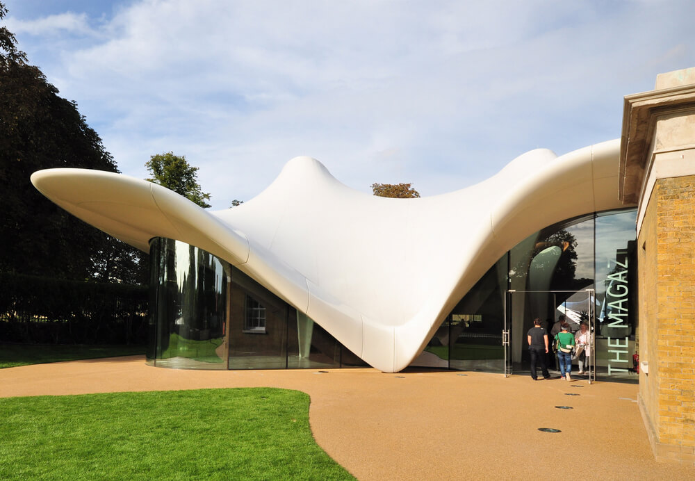 La galería de arte The Serpentine, en Londres.