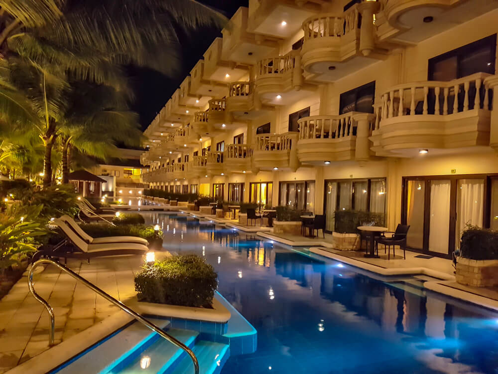 Hotel de lujo en la Isla Boracay.