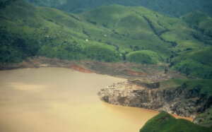 Imagen del Lago Nyos en 1986.