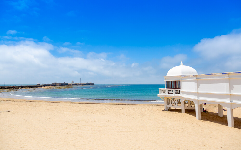 Playa de La Caleta en Cádiz