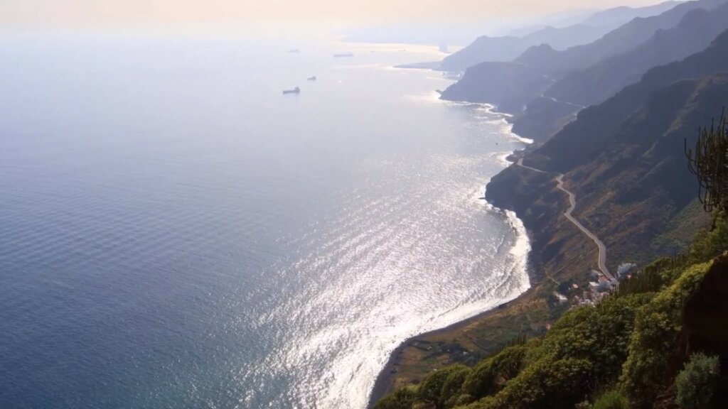 Vista panorámica de la ruta de los faros.