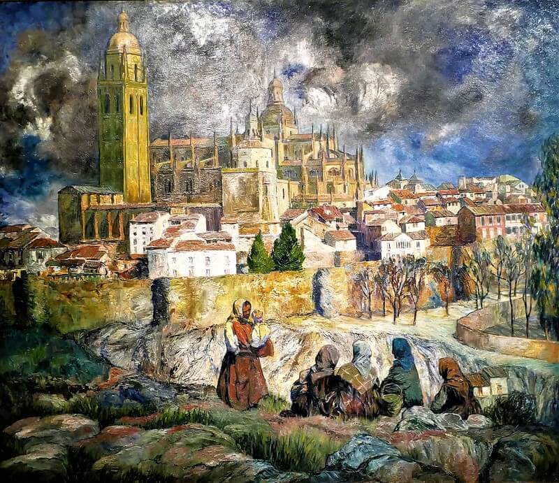 Cuadro 'Vista de Segovia' de zuloaga