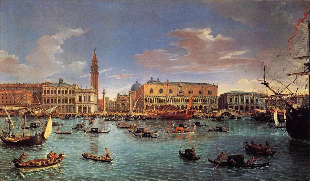 Pintura que representa Venecia