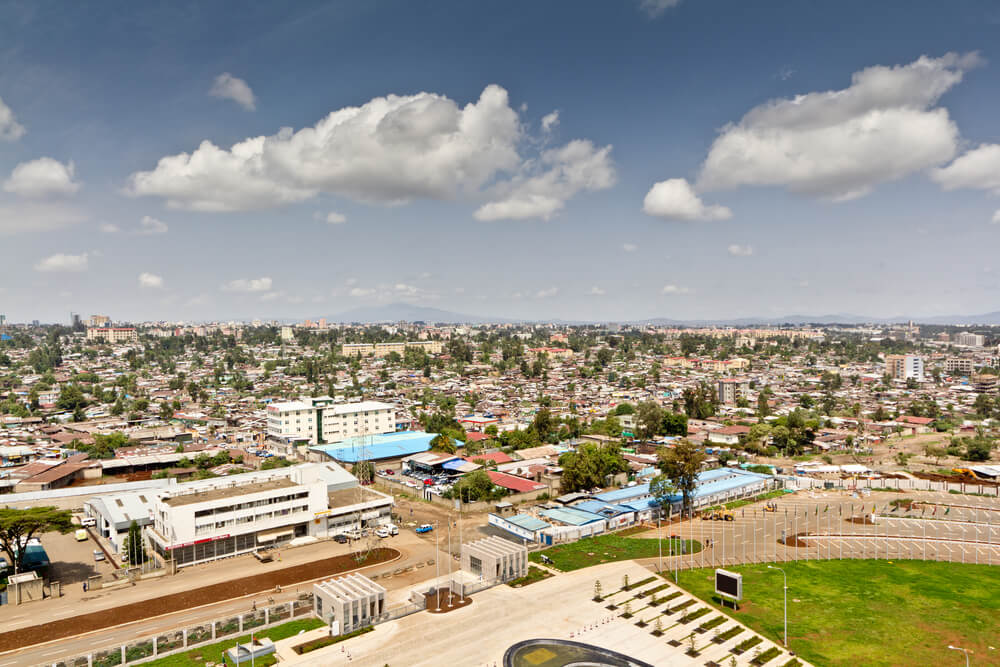 Adis Abeba, la capital de Etiopía.