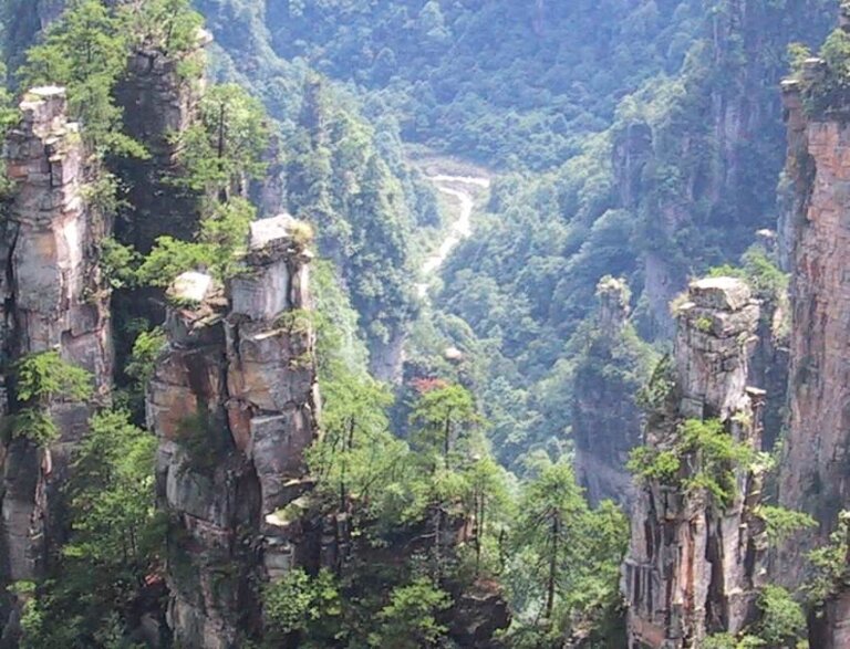Los valles Wulingyuan, un paisaje único en China