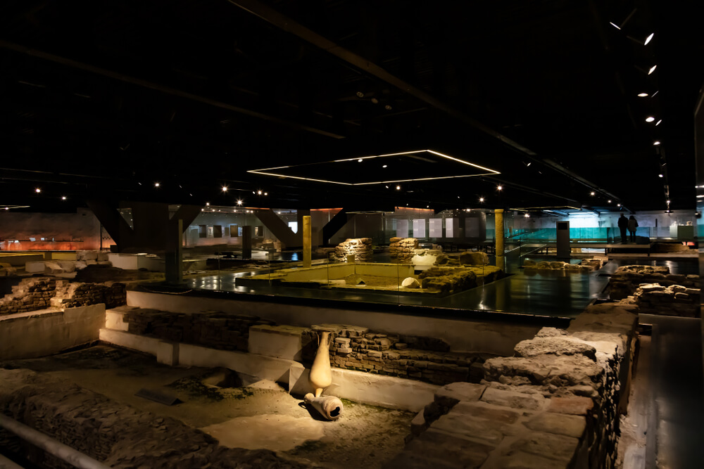 El Antiquarium de Sevilla, donde se pueden apreciar restos de la Bética romana.