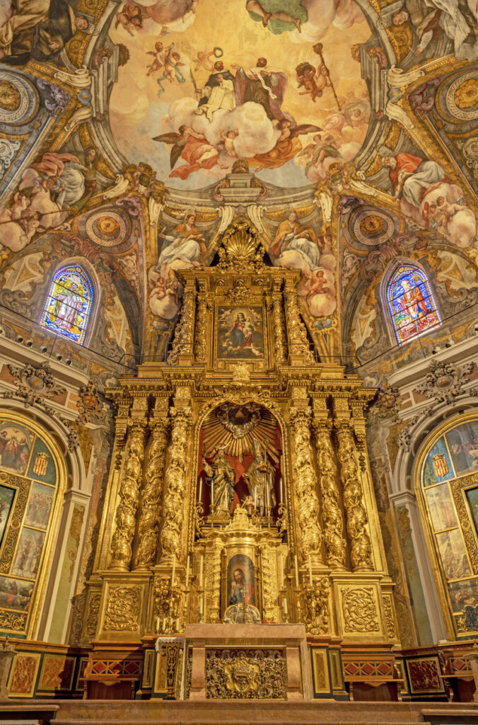 Altar Barroco de la Capilla Sixtina de Valencia.