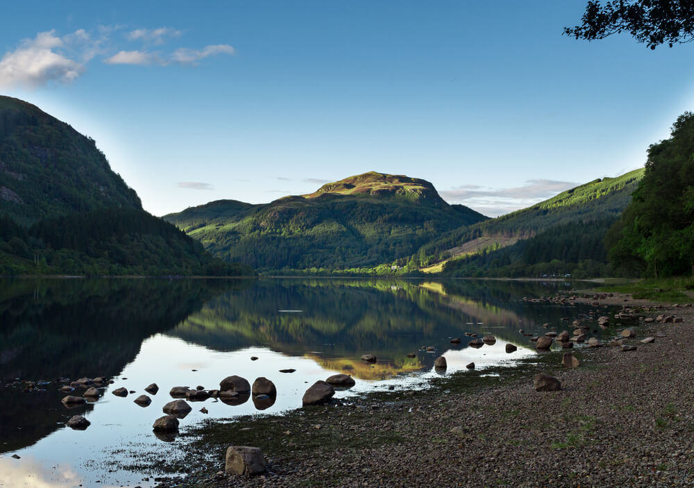 Lago Katrine, en Escocia.