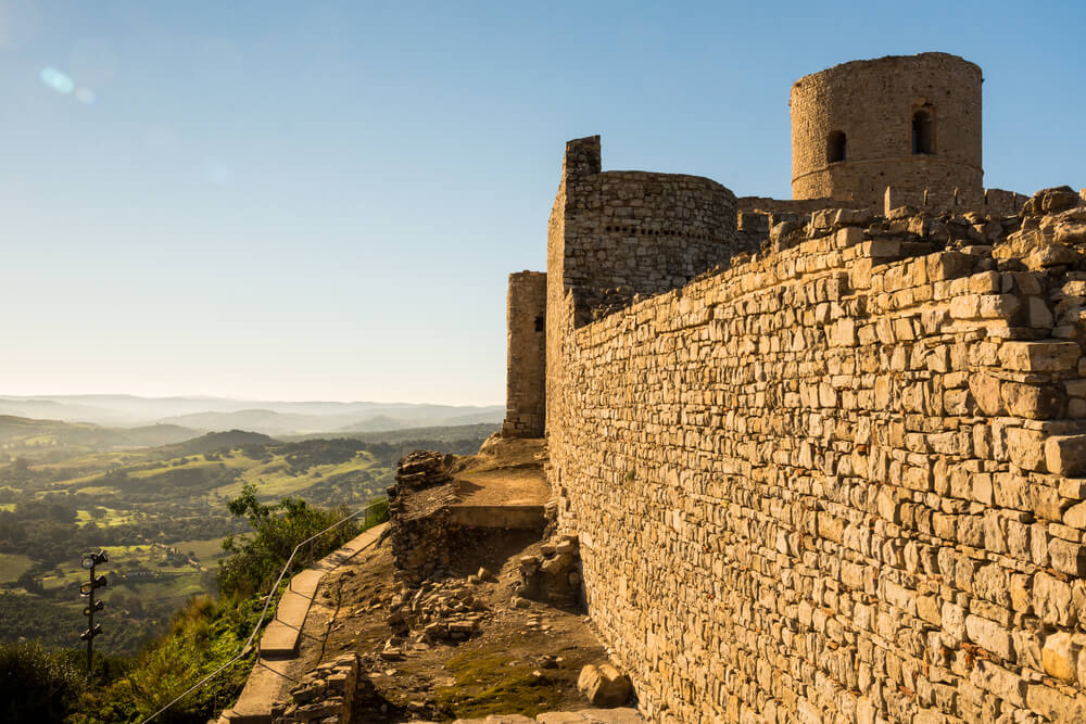 Ruinas del castillo de Jimena de la Frontera.