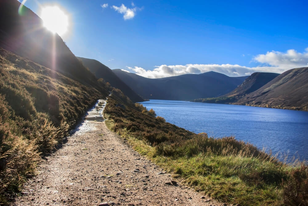 Además de ver renos, en el Parque Nacional Cairngorm de Escocia podemos hacer senderismo.