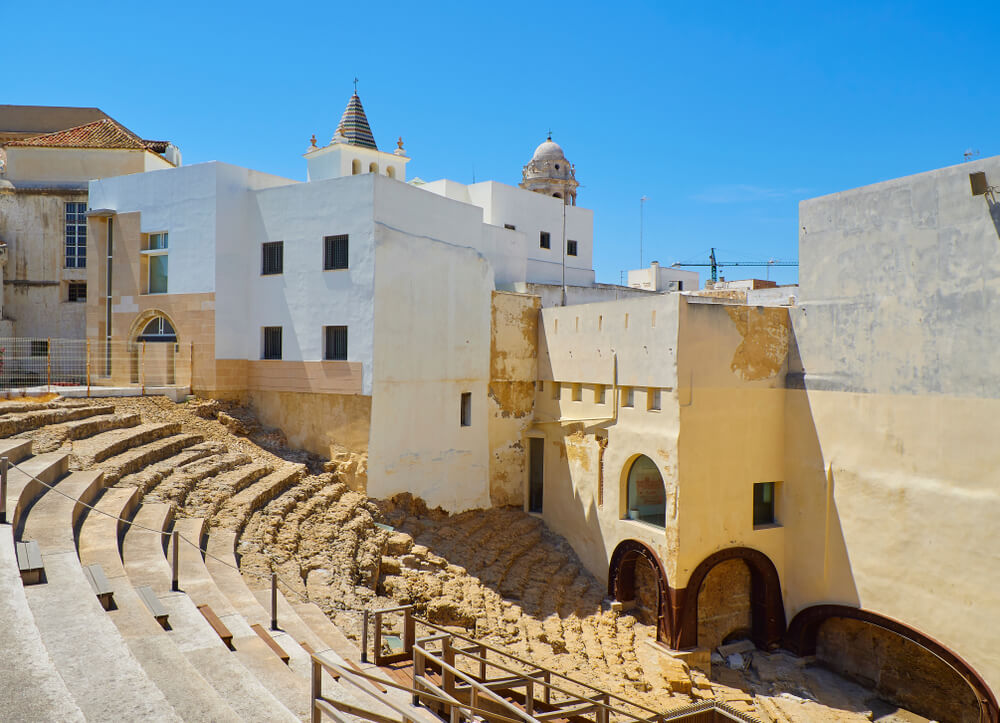 Ruinas del Teatro romano de Gades, en la actual Cádiz.