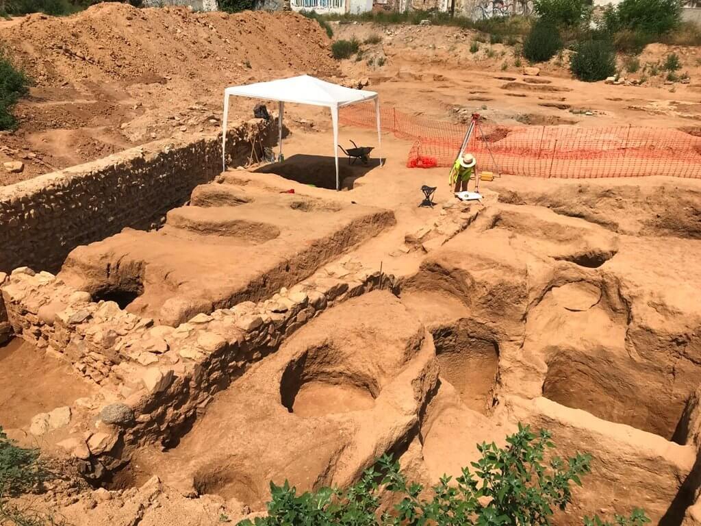 Villa romana descubierta en Badalona.