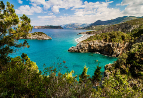 El arco magno, en San Nicola Arcella en Italia.