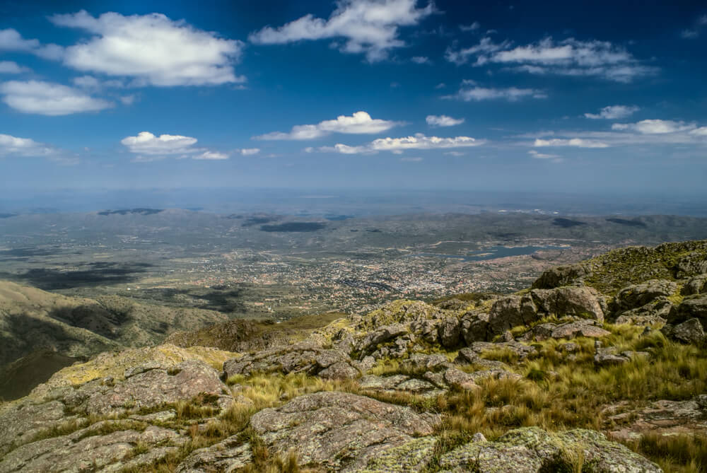 Paisaje de Capilla del Monte, Argentina.
