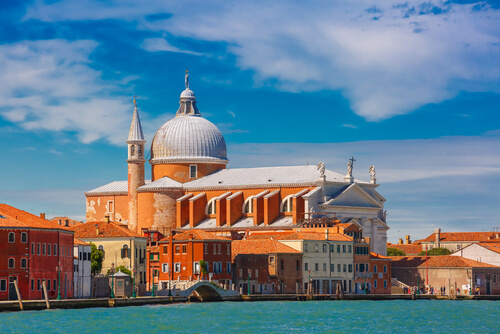 Giudecca en la laguna de Venecia.