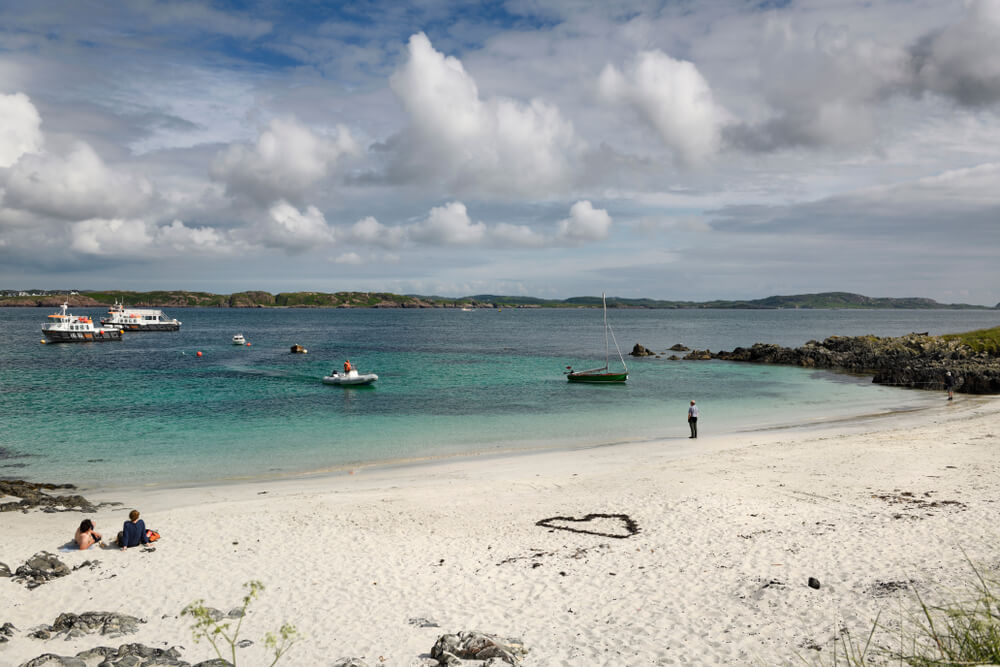 Postal de Martyr's Bay, en la Isla de Iona.