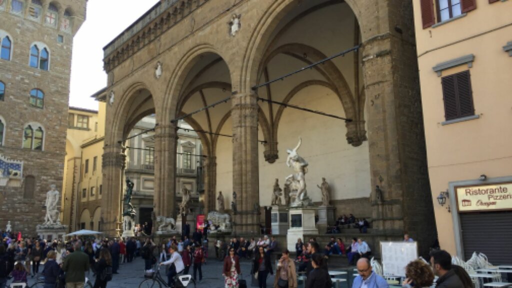 La Logia de la Signoria, en Florencia.