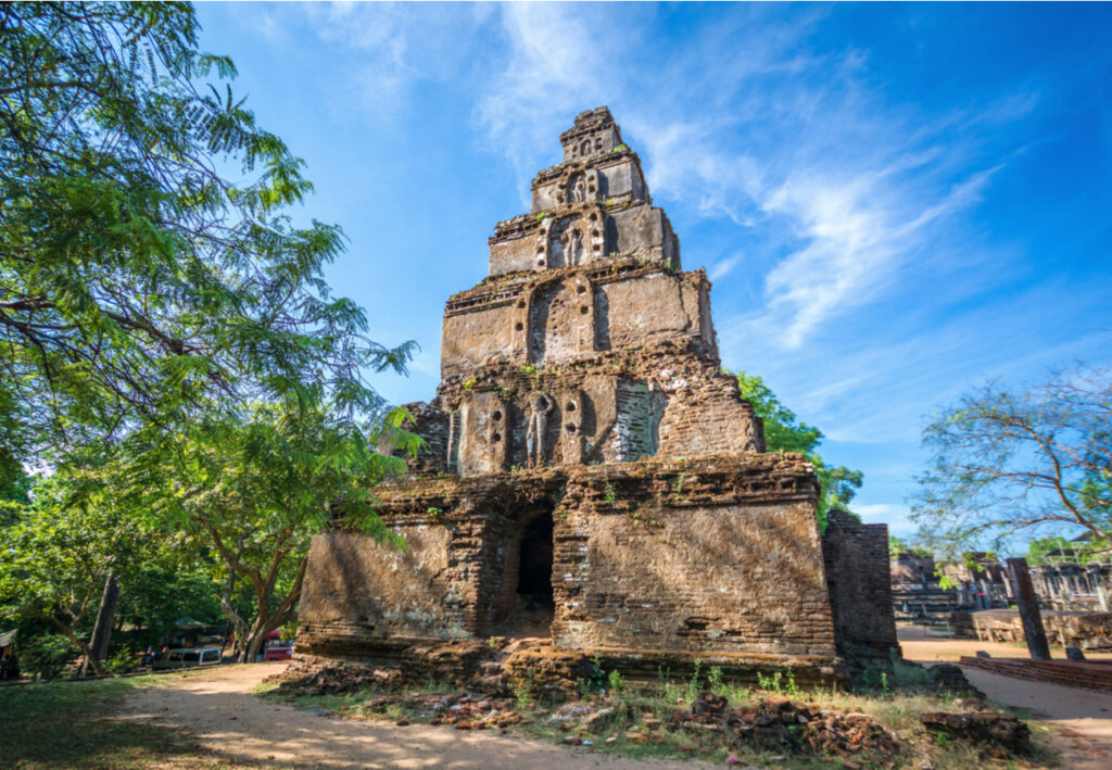 Las ruinas de Polonnaruwa, un atractivo excepcional de Sri Lanka.