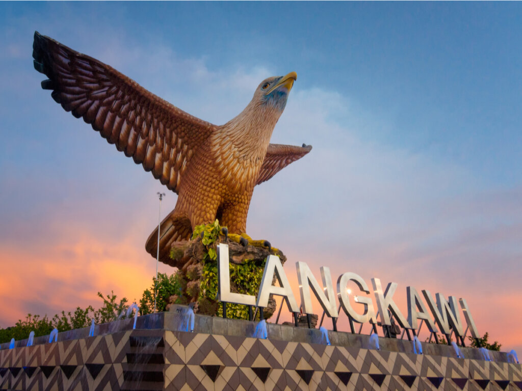 Eagle Square, uno de los puntos más atractivos de Langkawi.