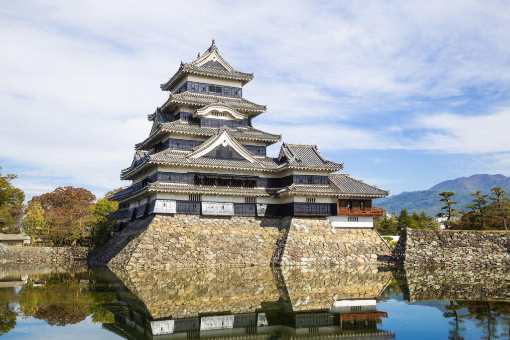 Panorámica del Castilo de Matsumoto