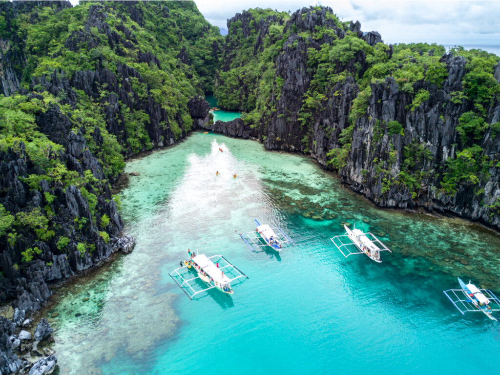 El Nido es un asombroso lugar natural en Filipinas.