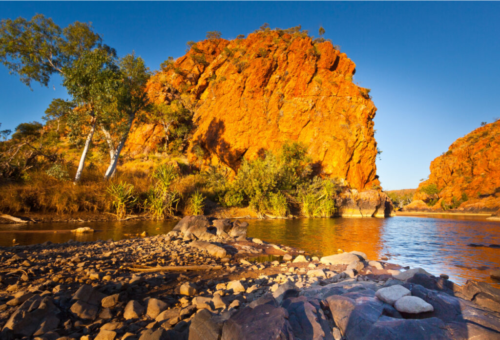 Formaciones rocosas de Kimberley, Australia.