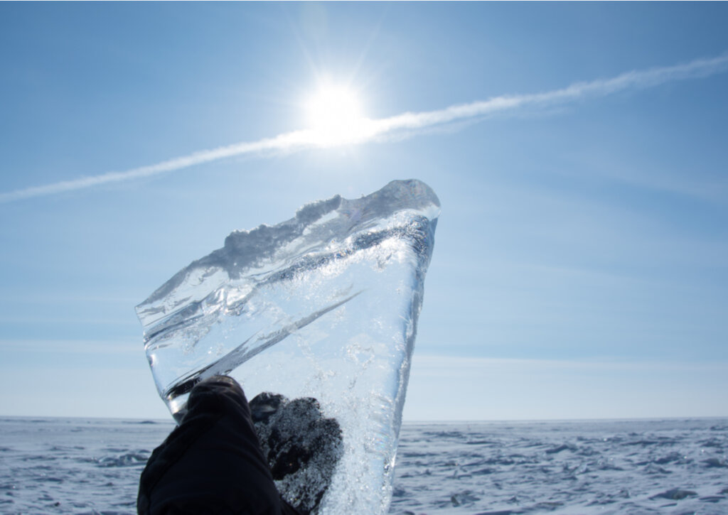 Los pozos de nieve servían para fabricar hielo.