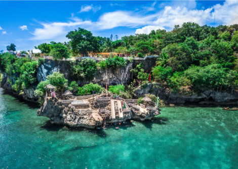 Isla Camotes, localizada en Filipinas.