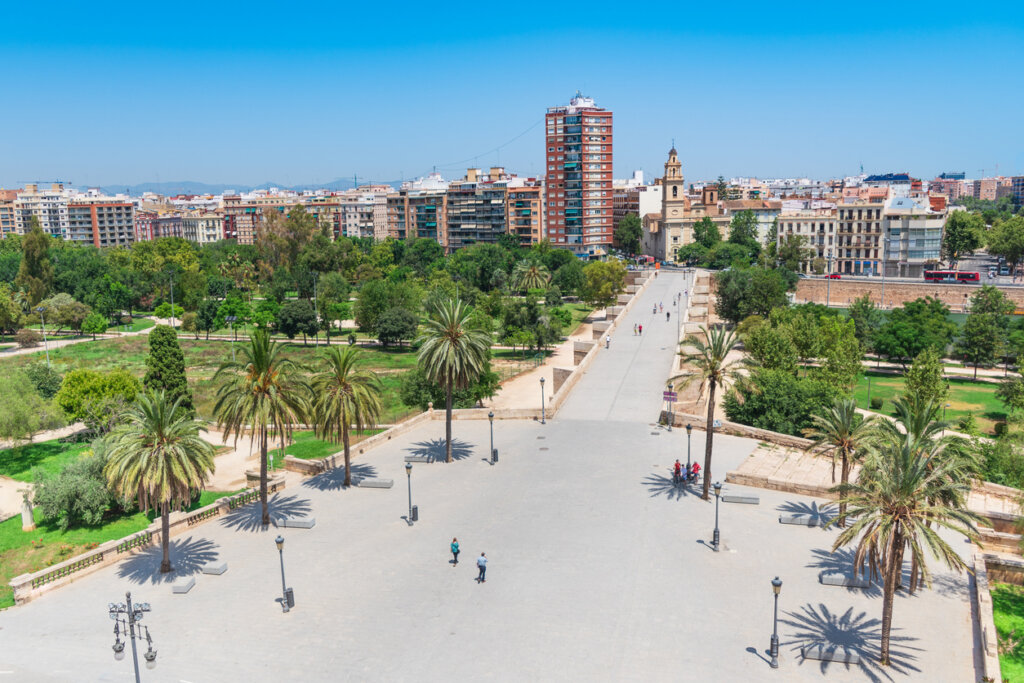Un paseo por el Jardín del Turia en Valencia