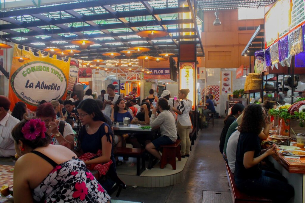 El mercado 20 de noviembre, tradicional de Oaxaca.