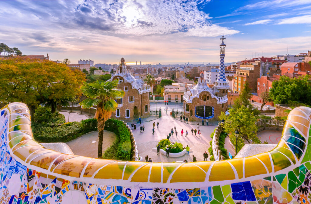 Vista desde el balcón del Palacio Guell.