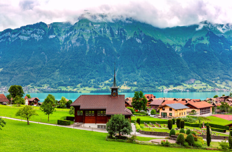 Iseltwald en Suiza: un lugar muy tranquilo