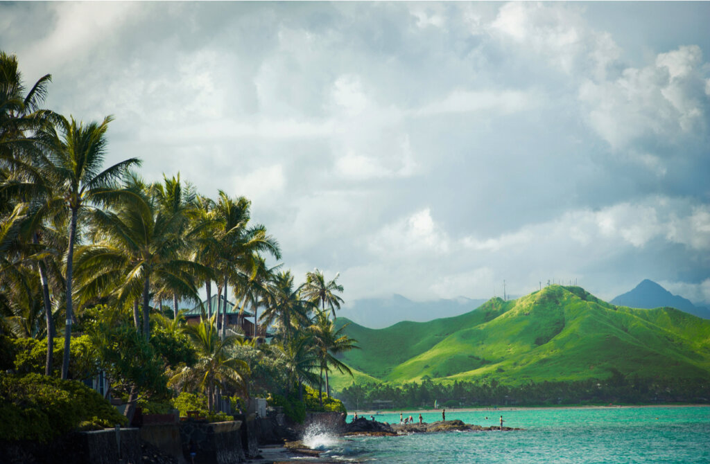 Oahu es la isla más poblada de Hawái.