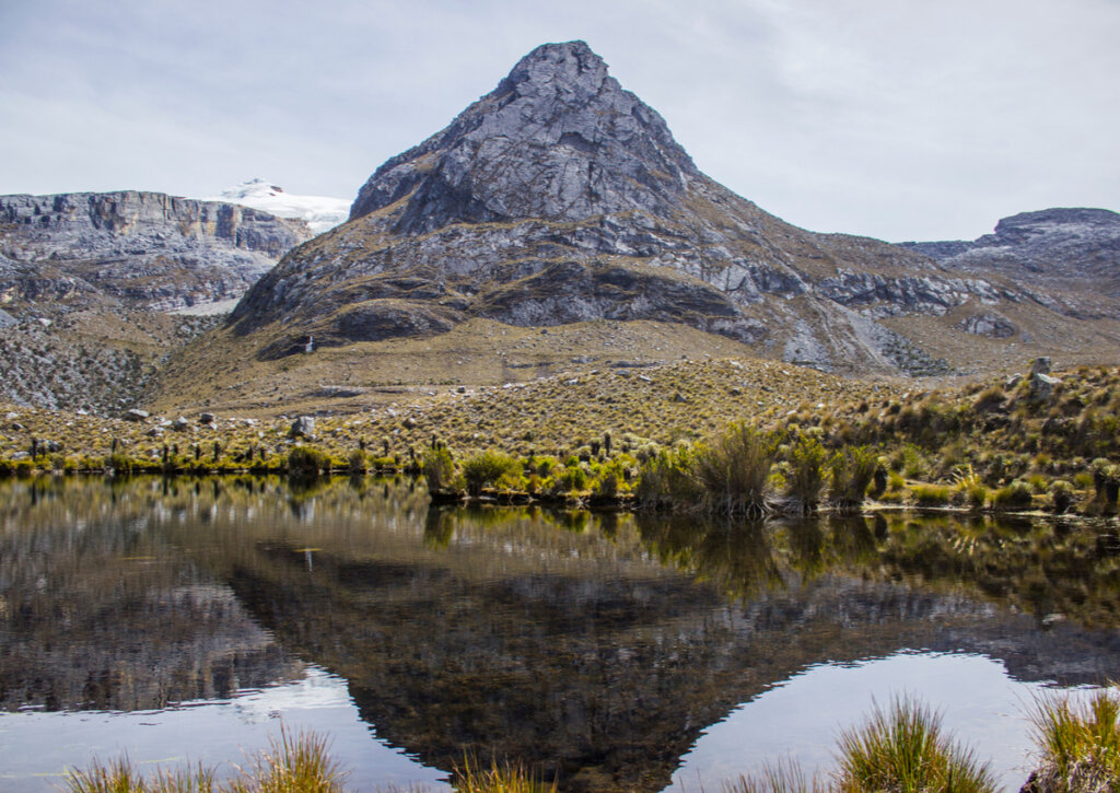 La Sierra Nevada de Cocuy, en cuyo pico se encuentra el Púlpito del Diablo.