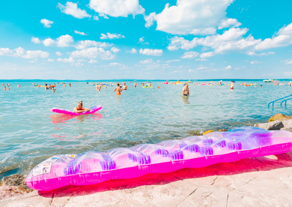 Un verano en el lago Balatón.