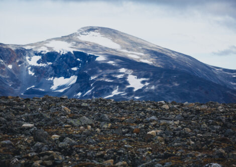 Galdhopiggen es la montaña más alta de Noruega.