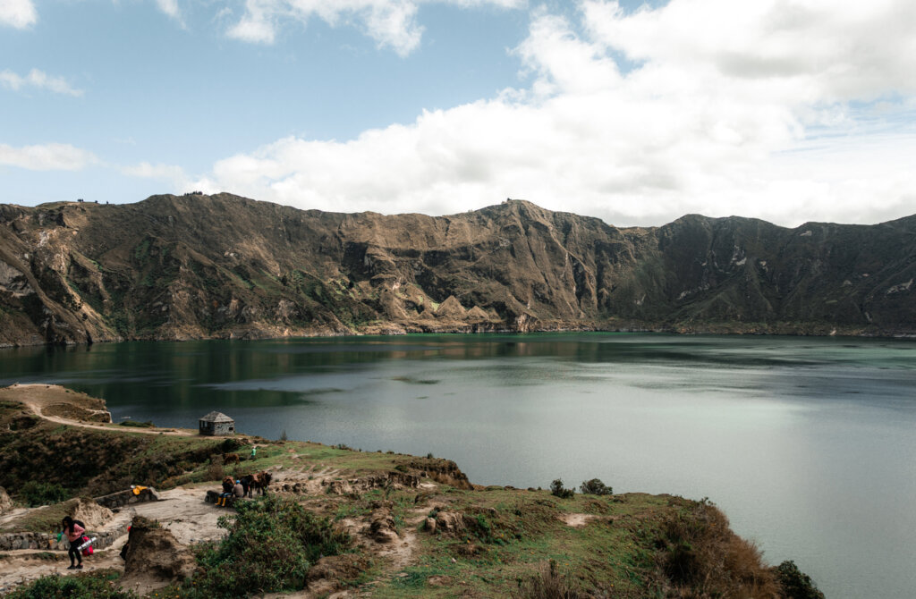 La laguna del Quilitoa se encuentra en Ecuador.