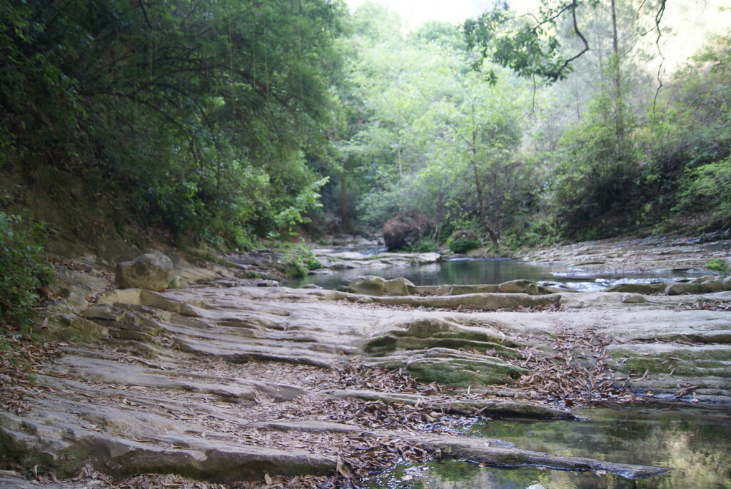 La naturaleza en Puente de Dios es asombrosa.