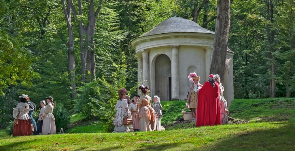 El templo del dios Pan en el Désert de Retz.