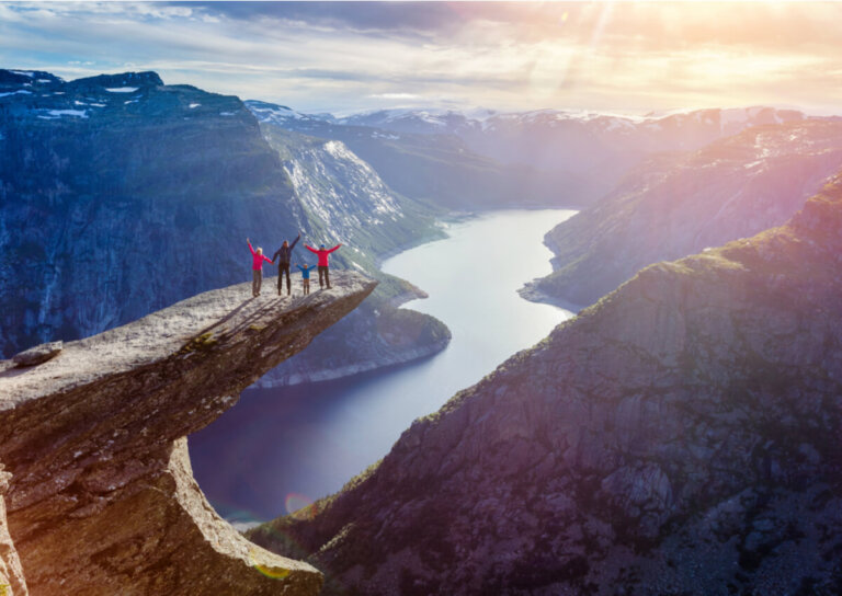 Las montañas de Noruega, lugares realmente mágicos
