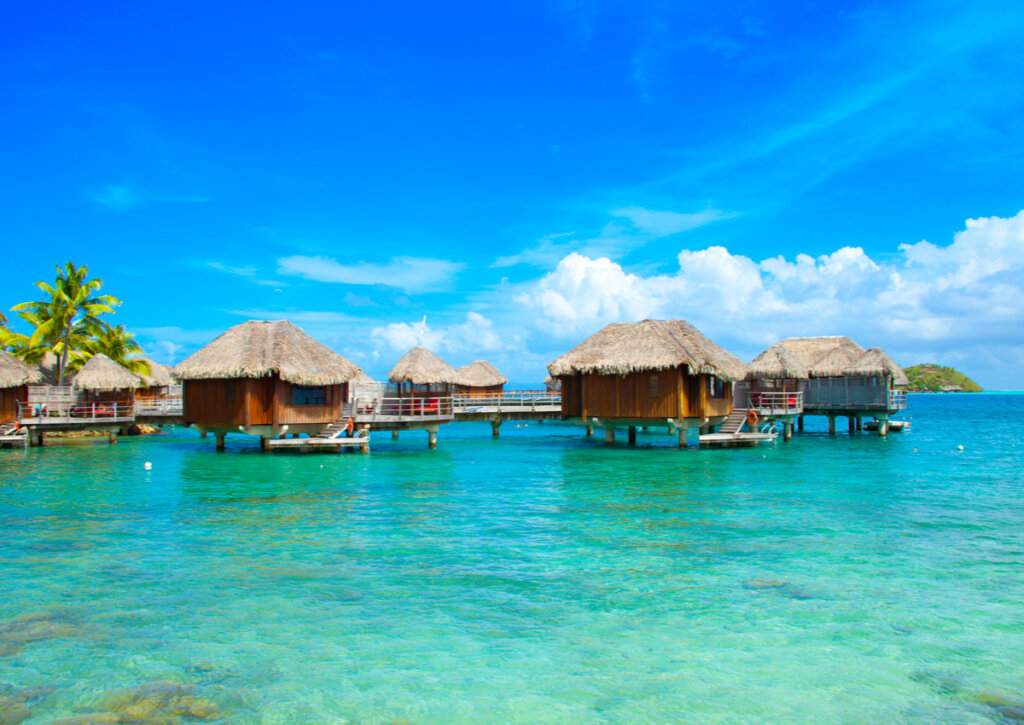 Alojamientos para las personas que desean practicar buceo en Bora Bora.