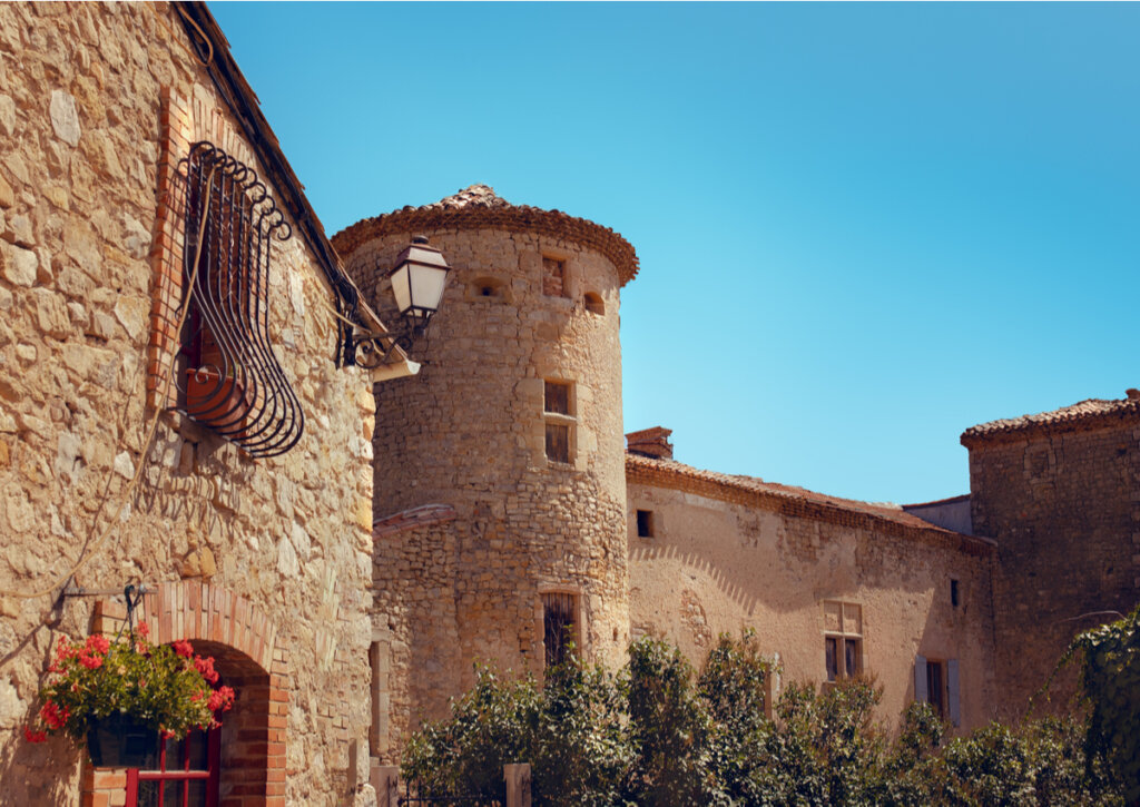 Uno de los castillos en el pueblo de Rennes-le-Château.