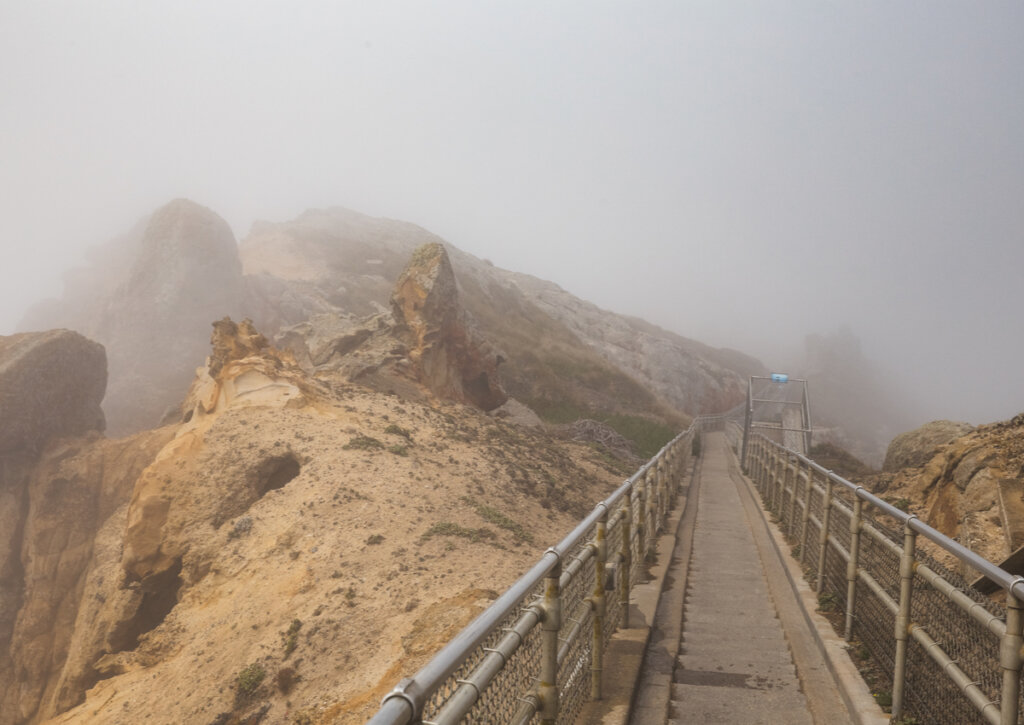Point Reyes es uno de los lugares con más niebla del mundo.
