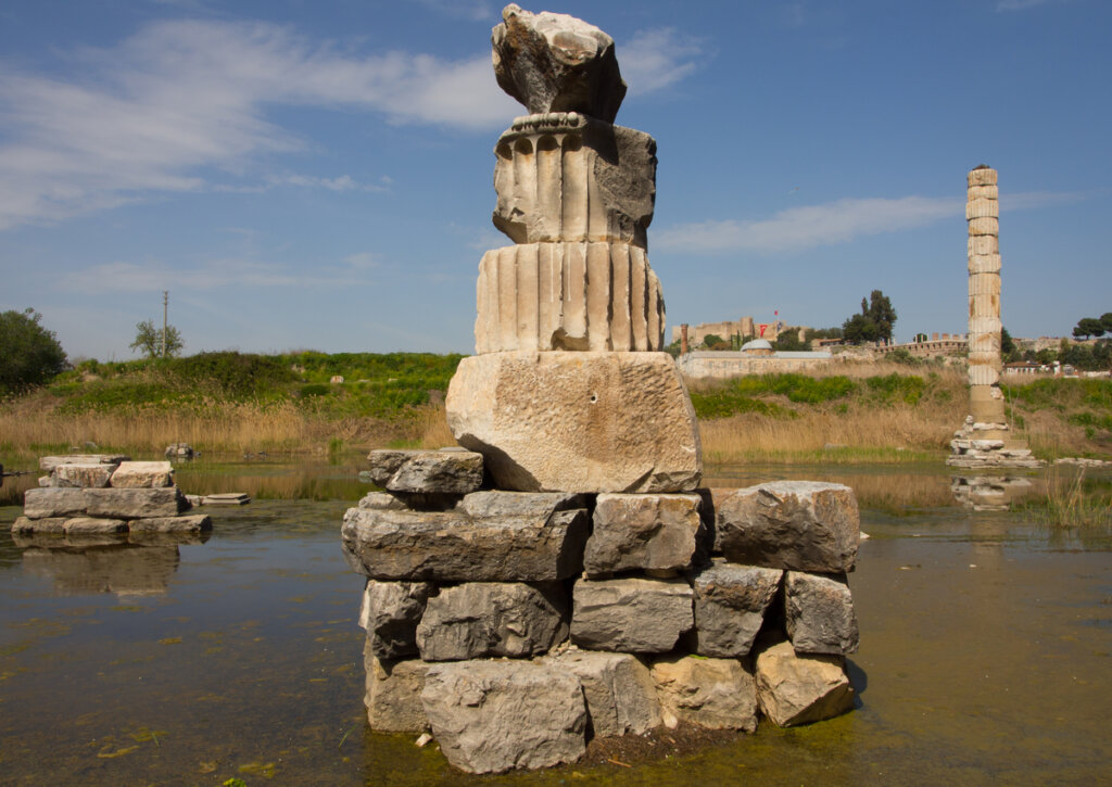 El Templo de Artemisa fue una de las grandes construcciones de la Antigüedad.